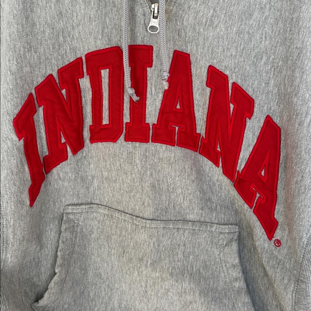 Indiana University Hoosiers Vintsge Hoodie by Steve & Barry's - Picture 12 of 15